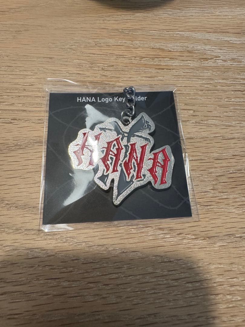 HANA ロゴ キーホルダー デビュー直前イベントグッズ HANA リップ