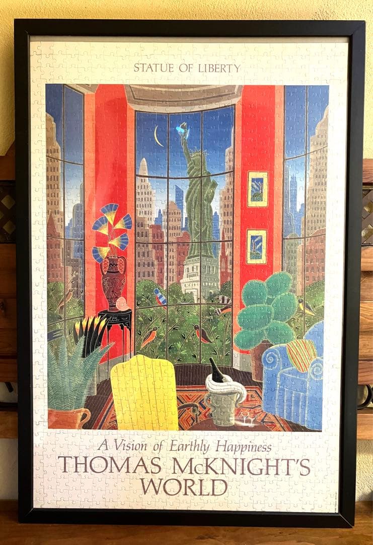 トーマス・マックナイト★自由の女神　　大型ジグソーパズル（完成品） トーマスマックナイト THOMAS McKNIGHT ジグソーパズル 完成品