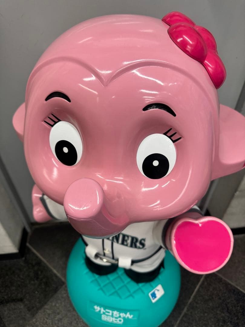 サトコちゃん 佐藤製薬 Sato 店頭用 大型人形 マリナーズ 非売品