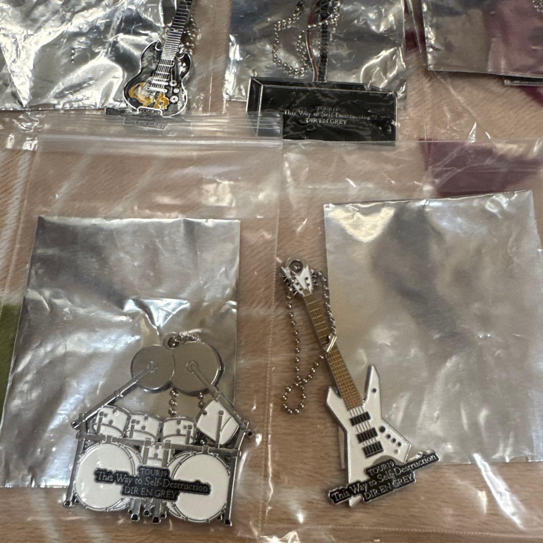 dir en grey 楽器 キーホルダー シルバー