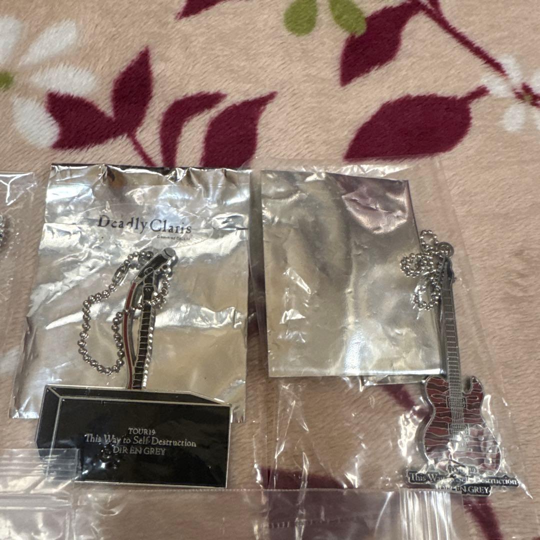 dir en grey 楽器 キーホルダー シルバー