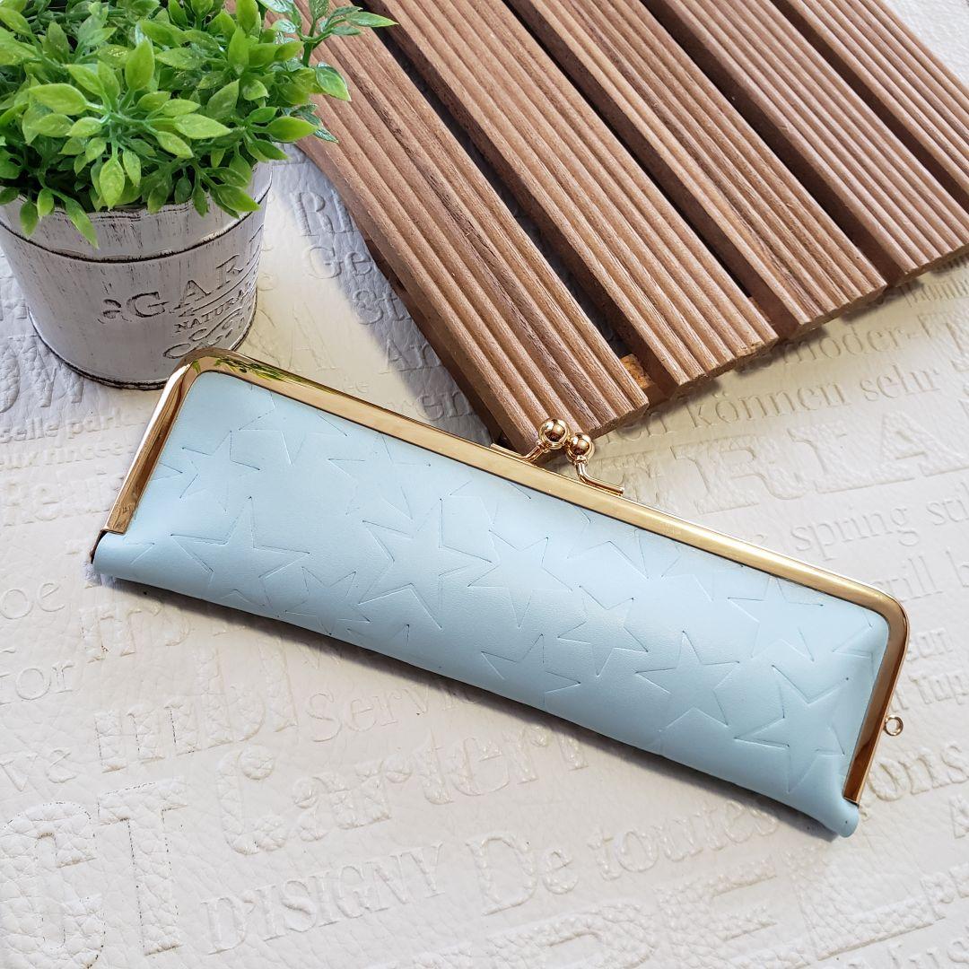 卸売りキッチン・日用品・その他 - 本革 星のがま口ペンケース D100374062