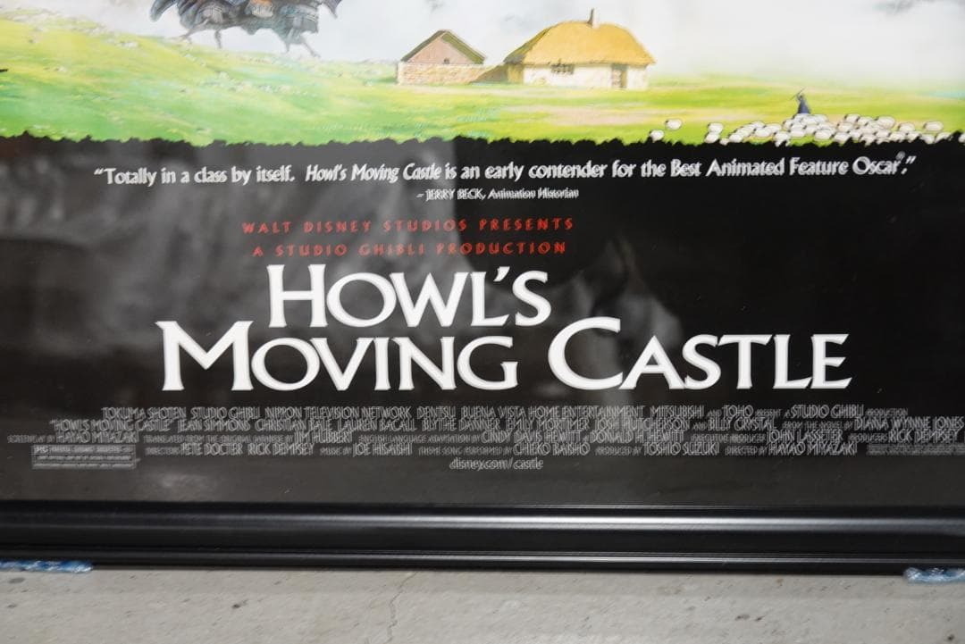 ▼映画ポスター▲　ハウルの動く城　宮崎駿　US版　アニメポスター・希少