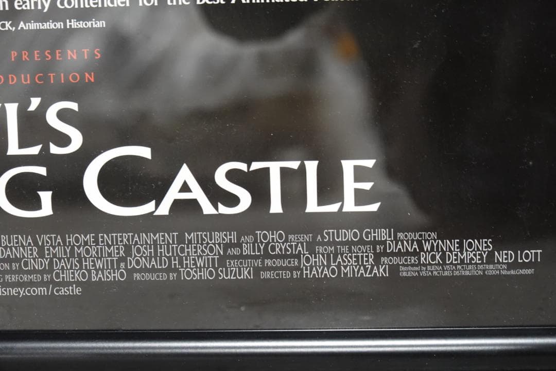 ▼映画ポスター▲　ハウルの動く城　宮崎駿　US版　アニメポスター・希少