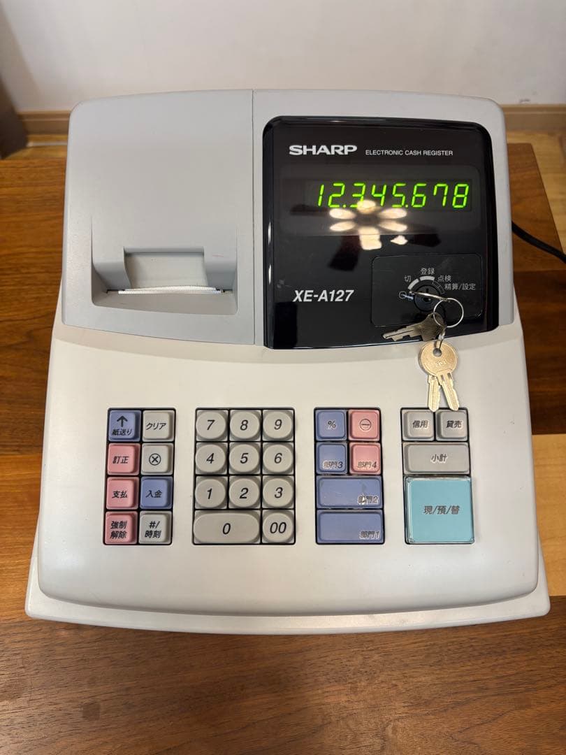 SHARP 電子レジスター　 XE-A127 SHARP シャープ 電子レジスター XE-A127