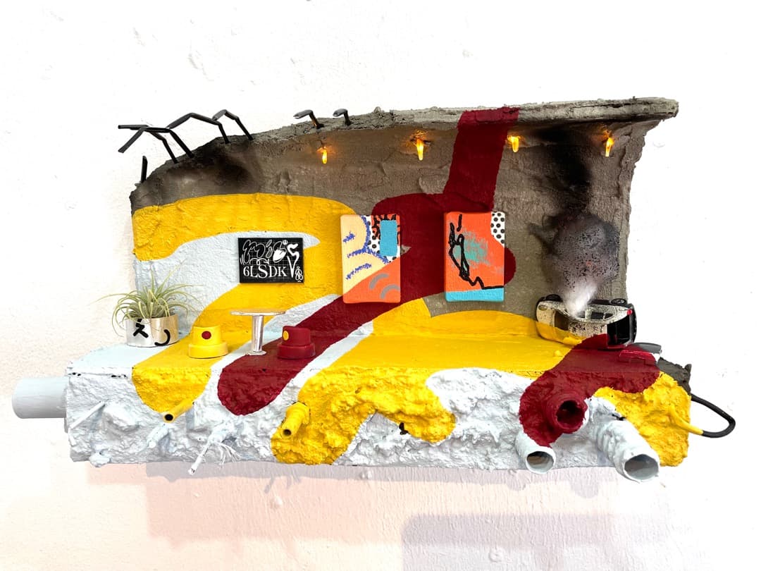 阿以田治修 油彩画 田園風景