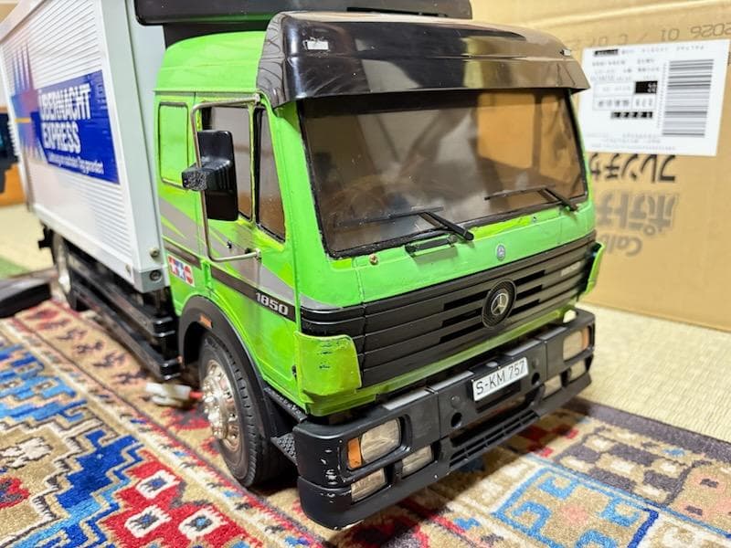 タミヤ 1/14RC メルセデス・ベンツ 1850L パネルバントラック - メルカリ