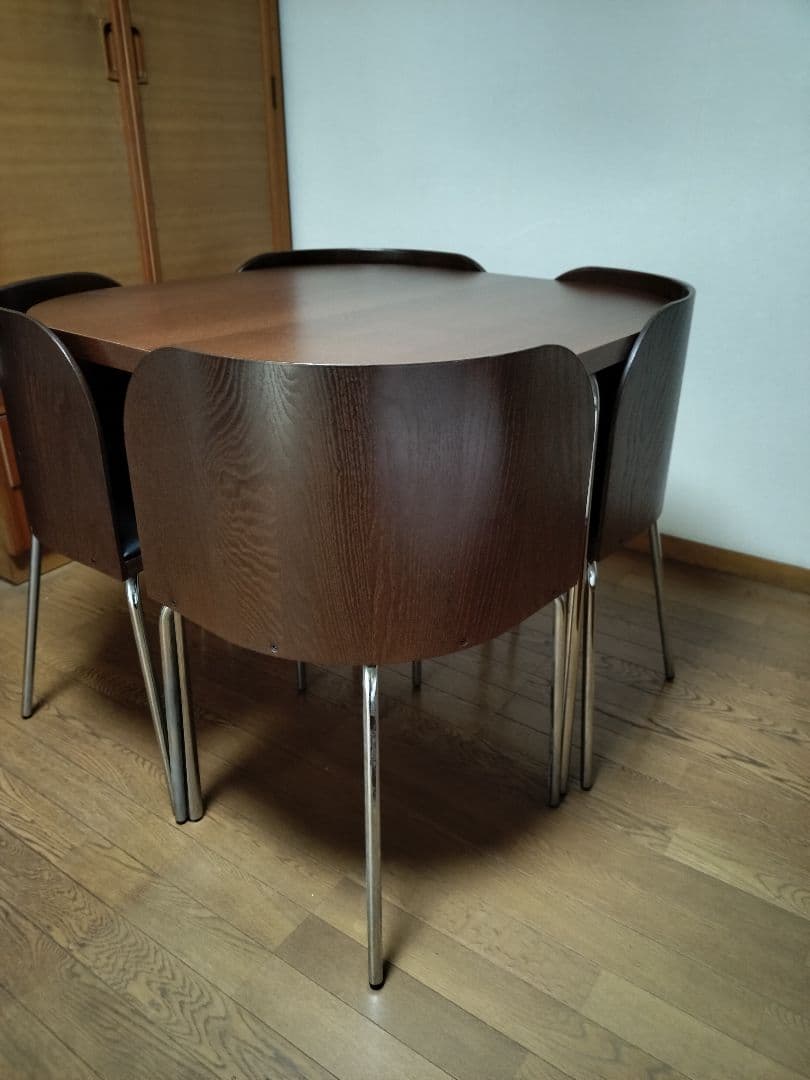 IKEA FUSION  4人掛け ダイニングテーブルセット