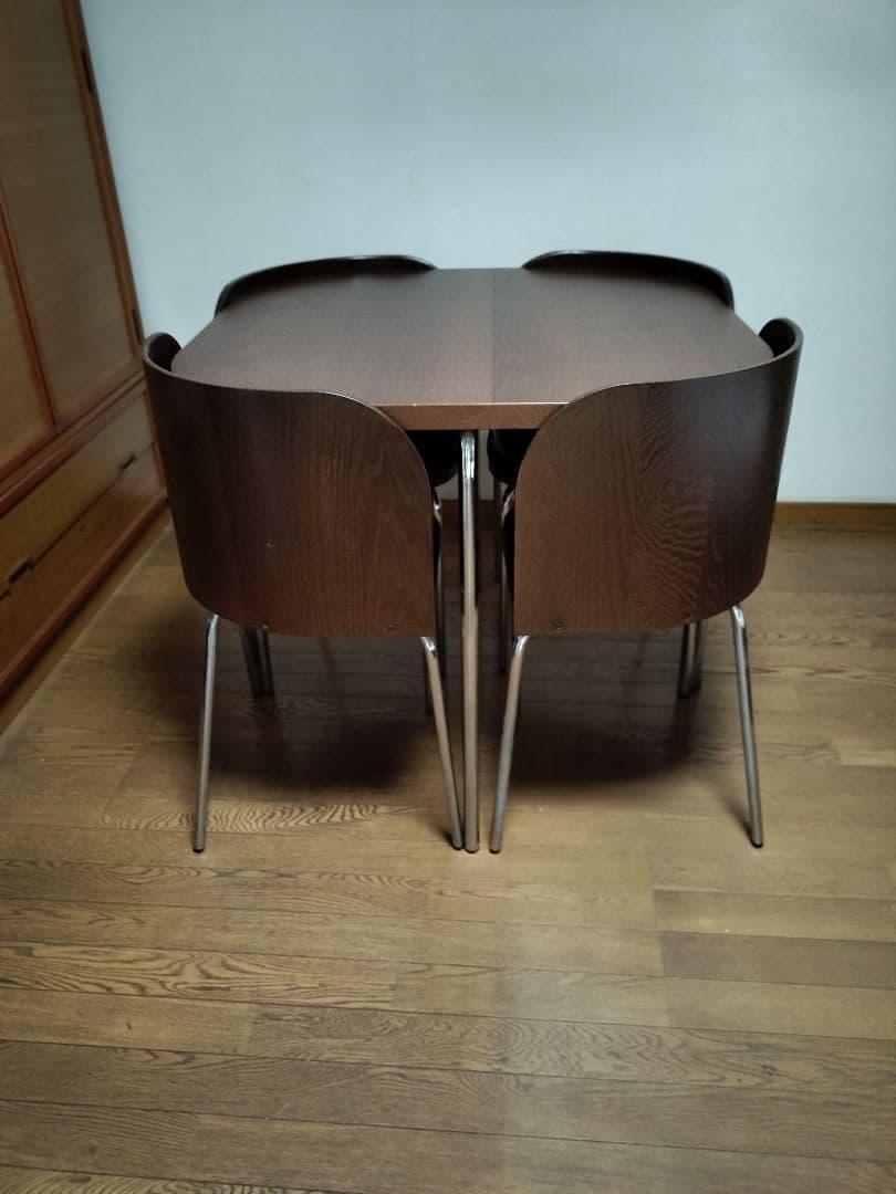 IKEA FUSION  4人掛け ダイニングテーブルセット