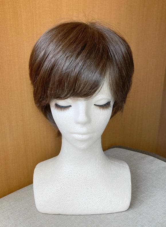 らむね　ジュリアオージェ　人毛MIX　クレバーショート　ナチュラルブラウン