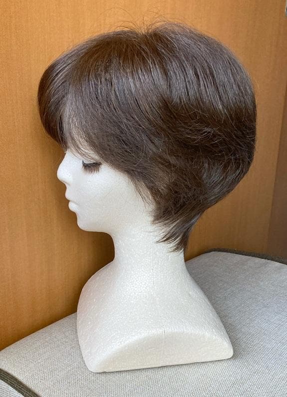 らむね　ジュリアオージェ　人毛MIX　クレバーショート　ナチュラルブラウン