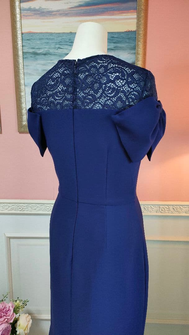 JS Collection　リボンロングドレス