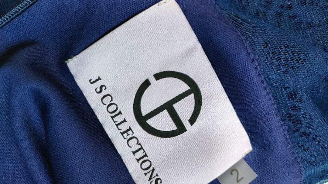 JS Collection　リボンロングドレス