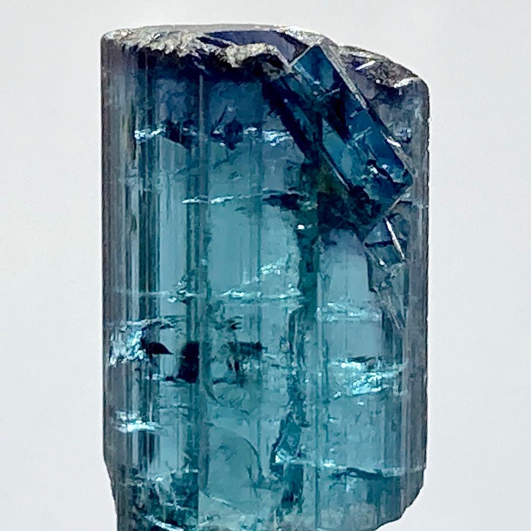 インディゴライト トルマリン 原石 鉱物標本 天然石 350 - メルカリ