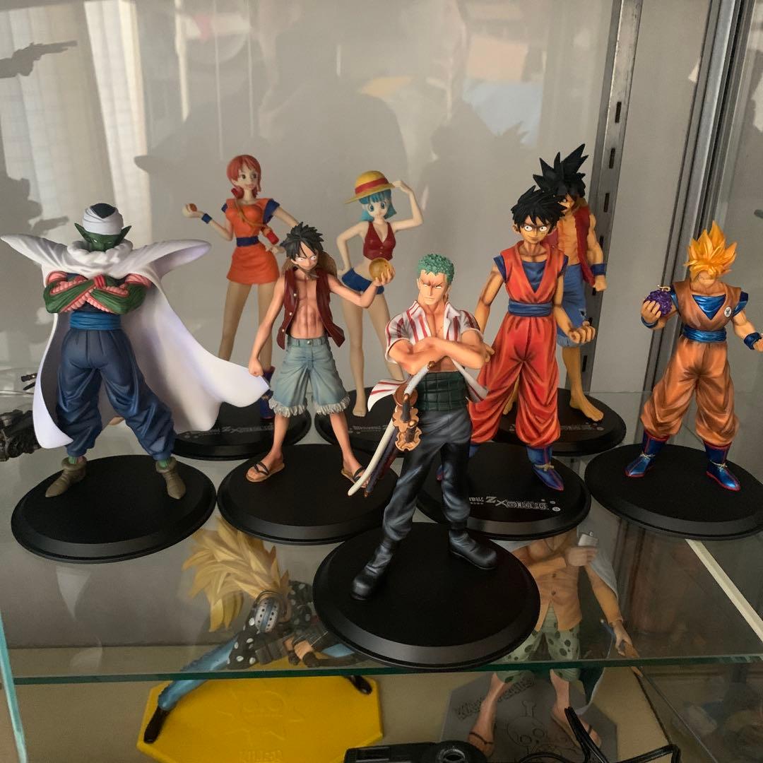 ドラゴンボール×ワンピースリペイントコラボフィギュアセット