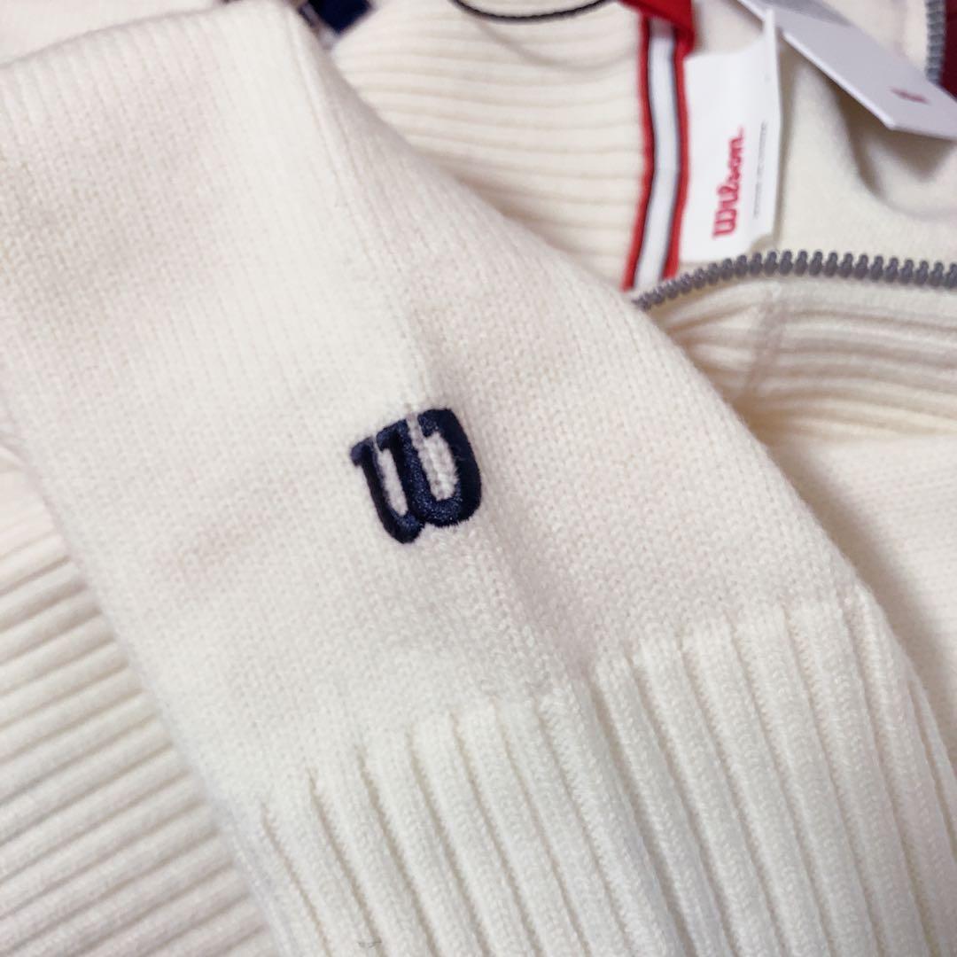 タグ付き新品　ウィルソン⭕️ジップフロント クラブ セーター　XS 25300円
