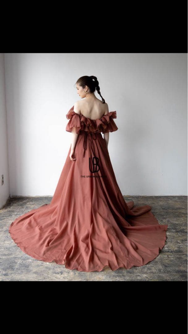 ウェディング　テラコッタ　THE URBAN BLANCHE S カラードレス