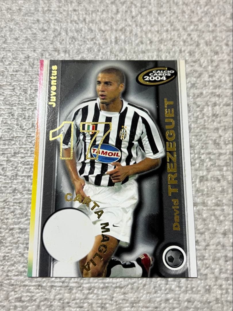 カルチョ2004 トレゼゲ ジャージカード（ジャージ無し） キラ - メルカリ