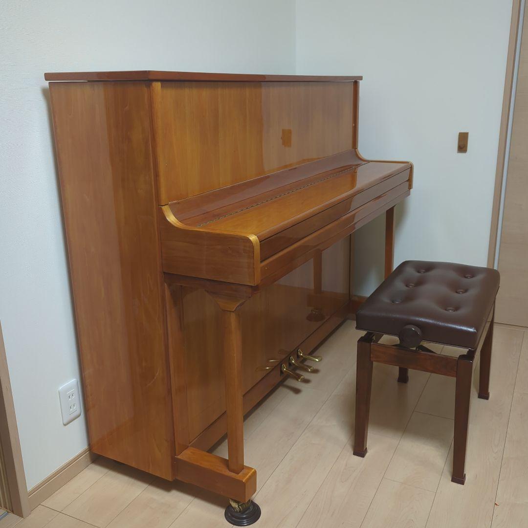 木目 アップライトピアノ NIEMEYER - メルカリ