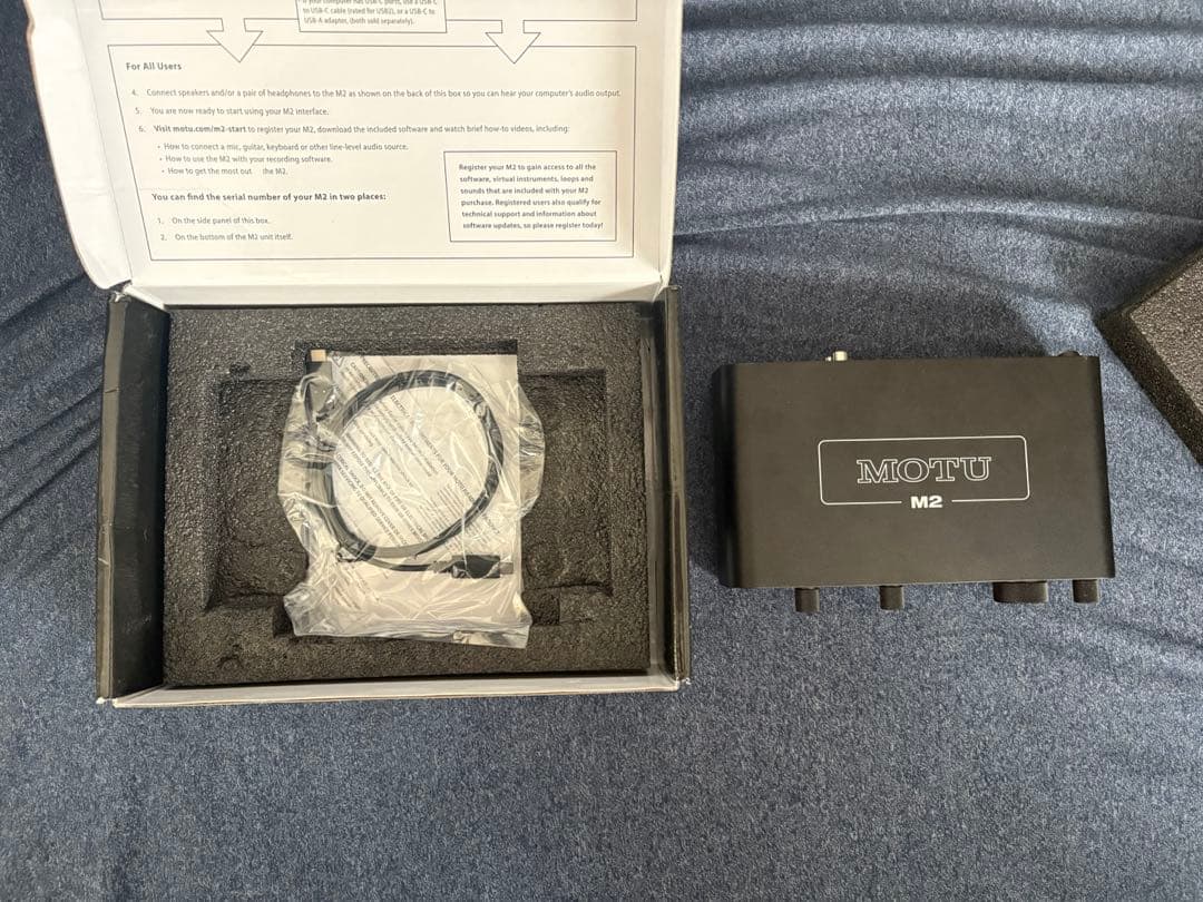 MOTU M2 オーディオインターフェイス 早い者勝ち！ MOTU M2 オーディオ