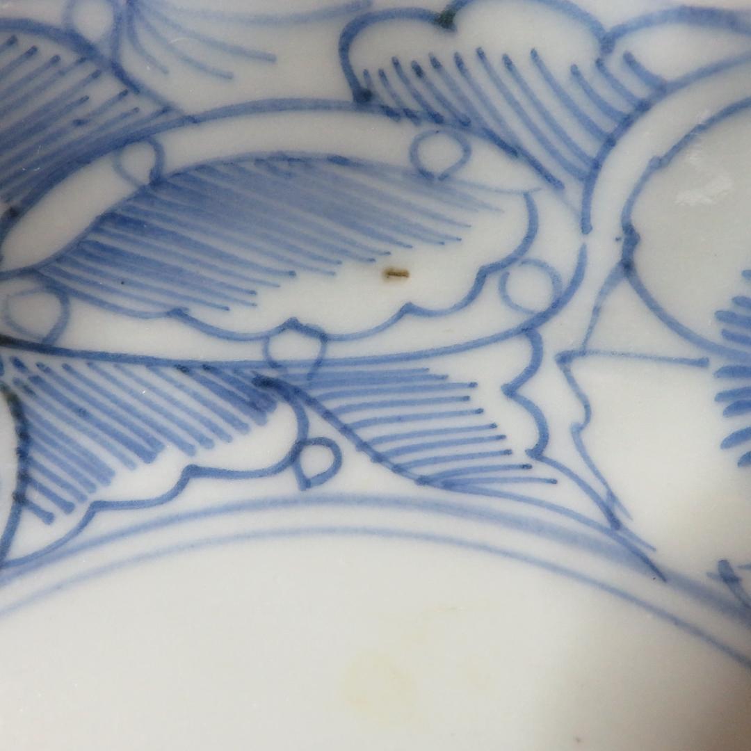 なます皿 染付 4枚 松竹梅 花 銘 窯傷 江戸 - メルカリ