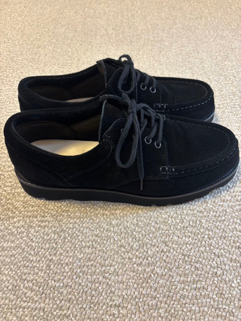 Marbot モカシンシューズ スエード 黒 40