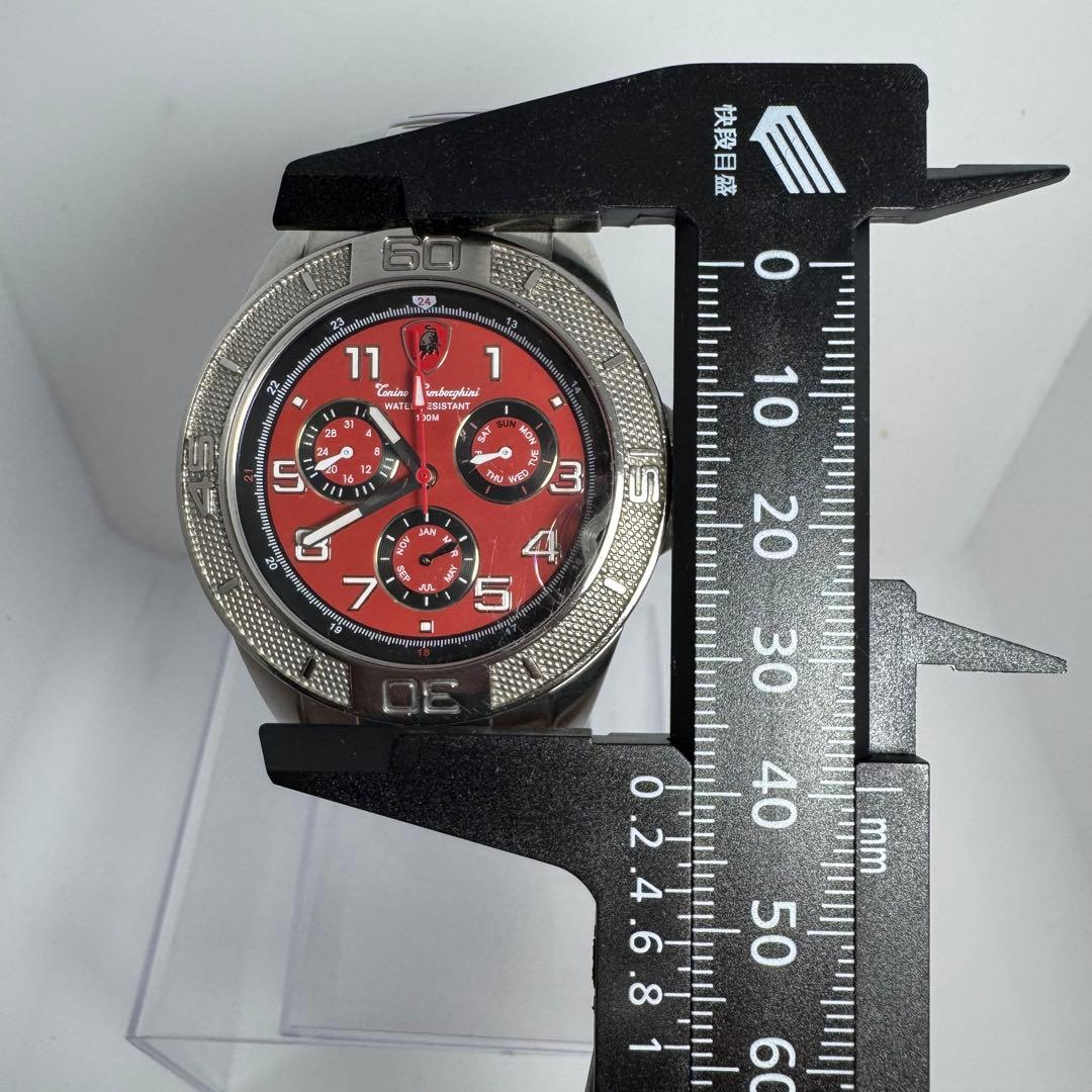 『希少』トニーノ・ランボルギーニ メンズクォーツ腕時計 クロノグラフ
