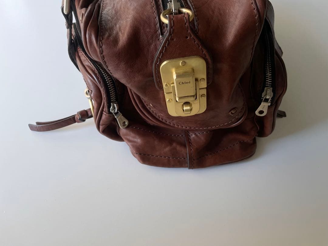 専用 Chloe Betty Brown Leather Bag
