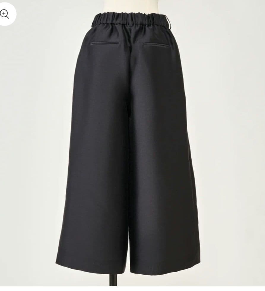 heve サテンガウチョパンツ36