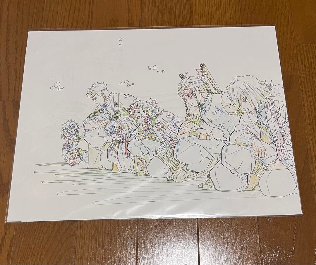 鬼滅の刃DVD7〜11巻特典原画色紙