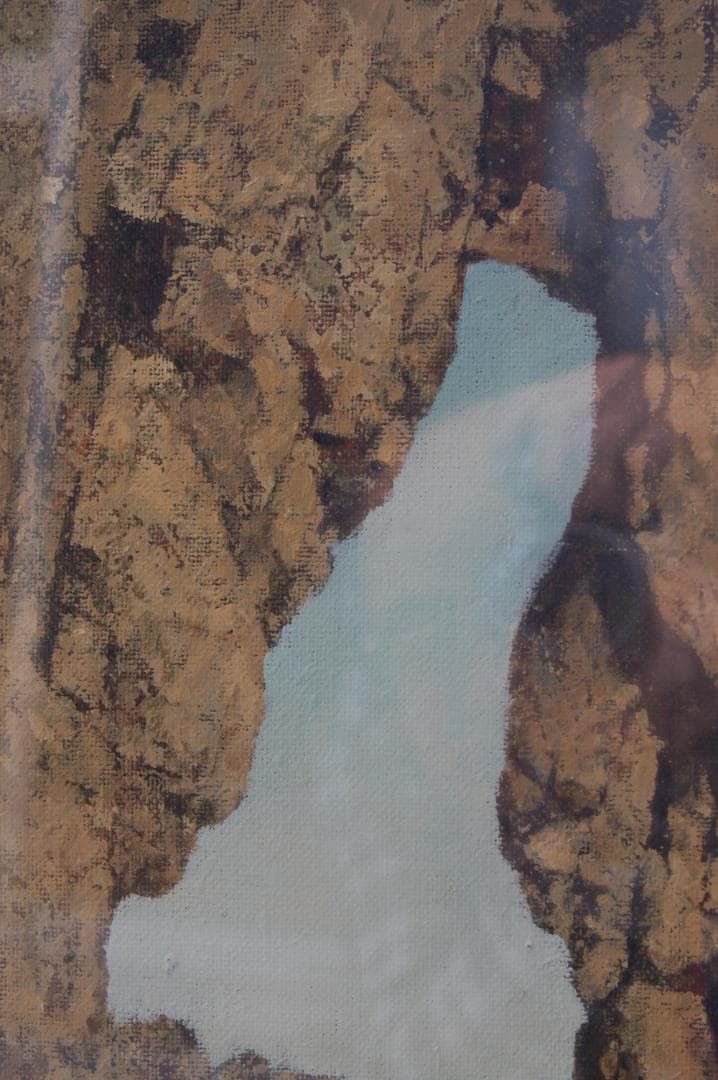 再値下げ!中国人作家 李 連文 [小 島」 8号 油彩,真作保障