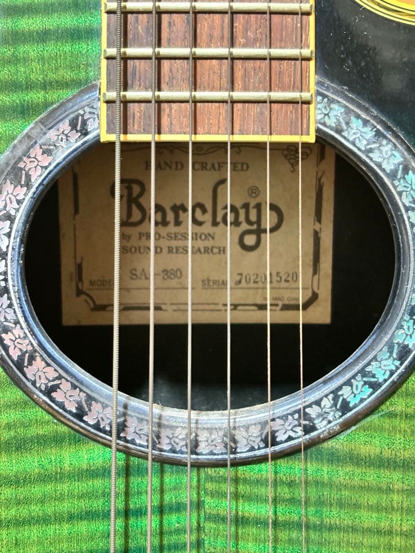 Barclay エレアコギター SA-380 バークレイ - メルカリ