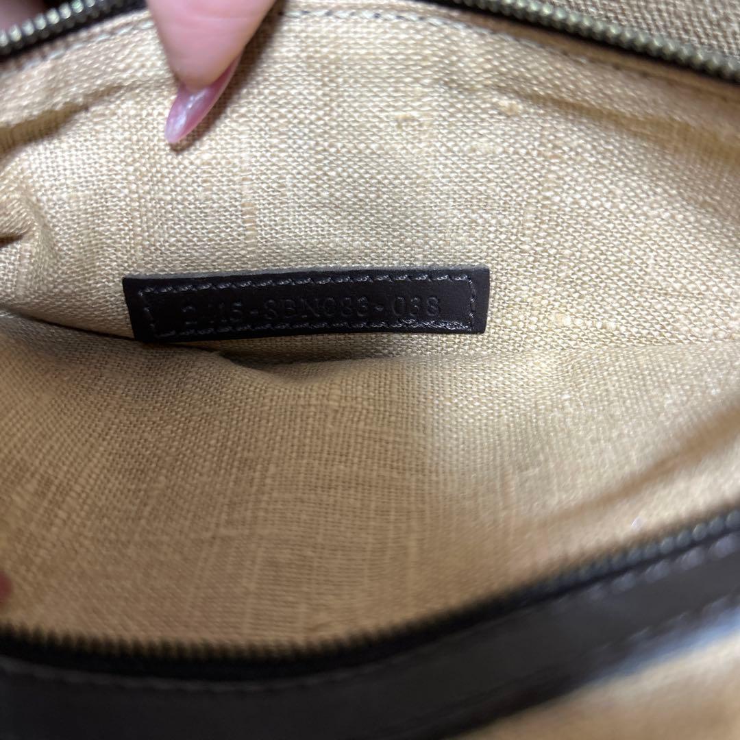 FENDI フェンディ　バッグ　ズッカ　ブラウン