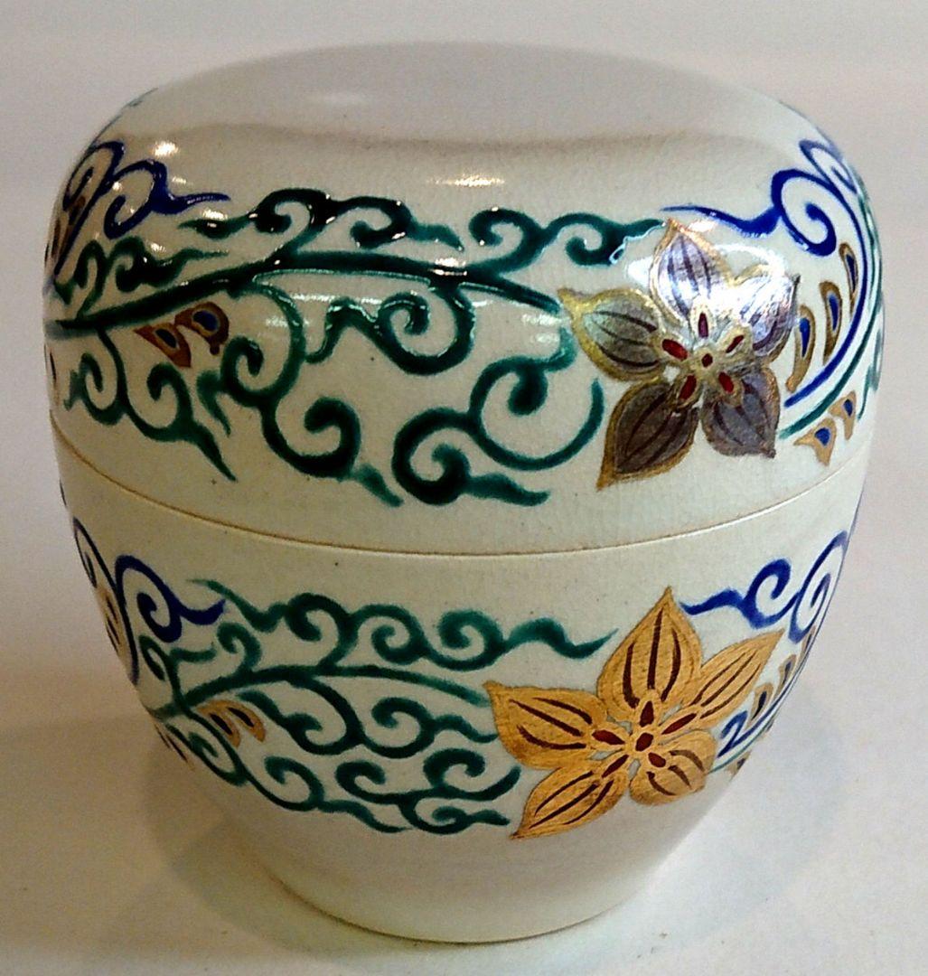 【茶道具】手塚充 棗 陶器