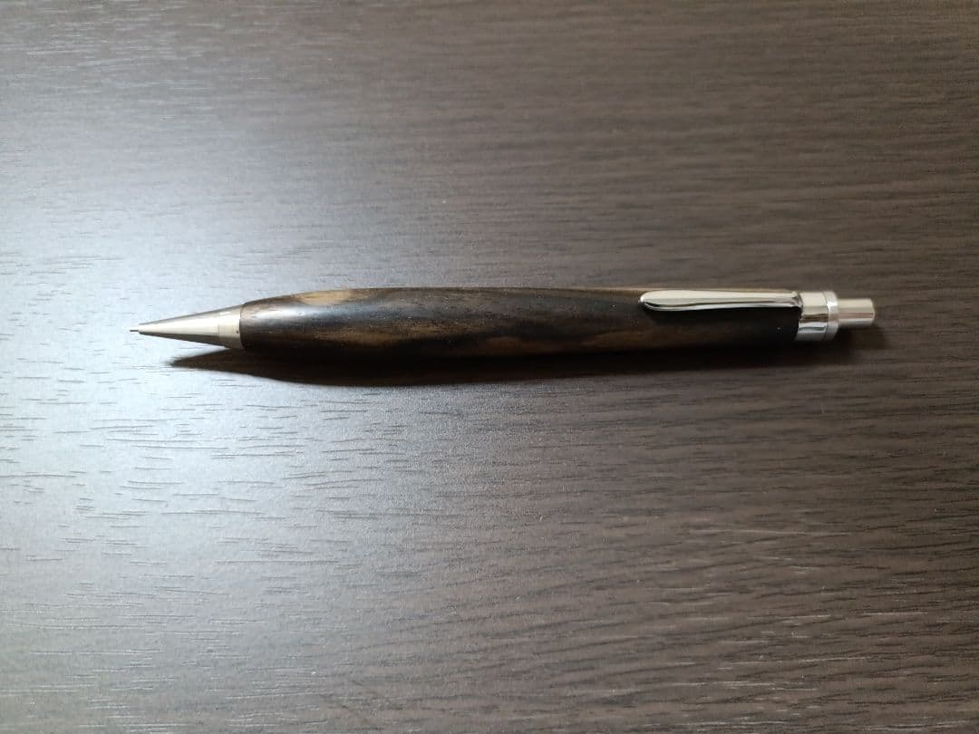 値下げ交渉可 YI工房 黒柿 木軸シャーペン