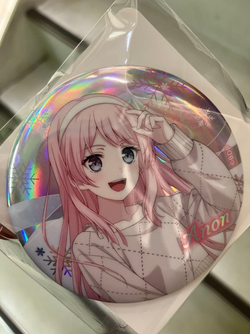 バンドリ オーロラ缶バッジ 2024Winter GiGO限定 千早愛音