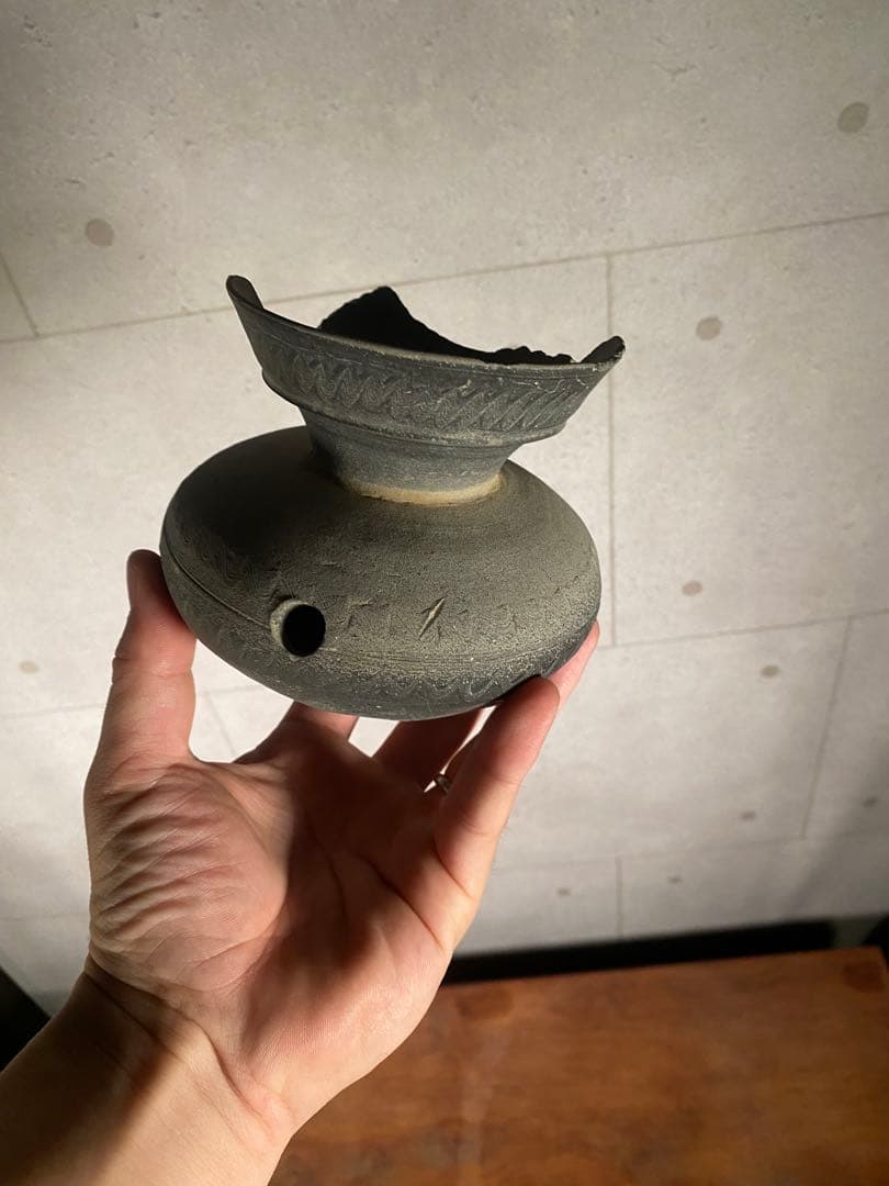 Naoさん専用　　古い須恵器　小壺　花器　花生　生花