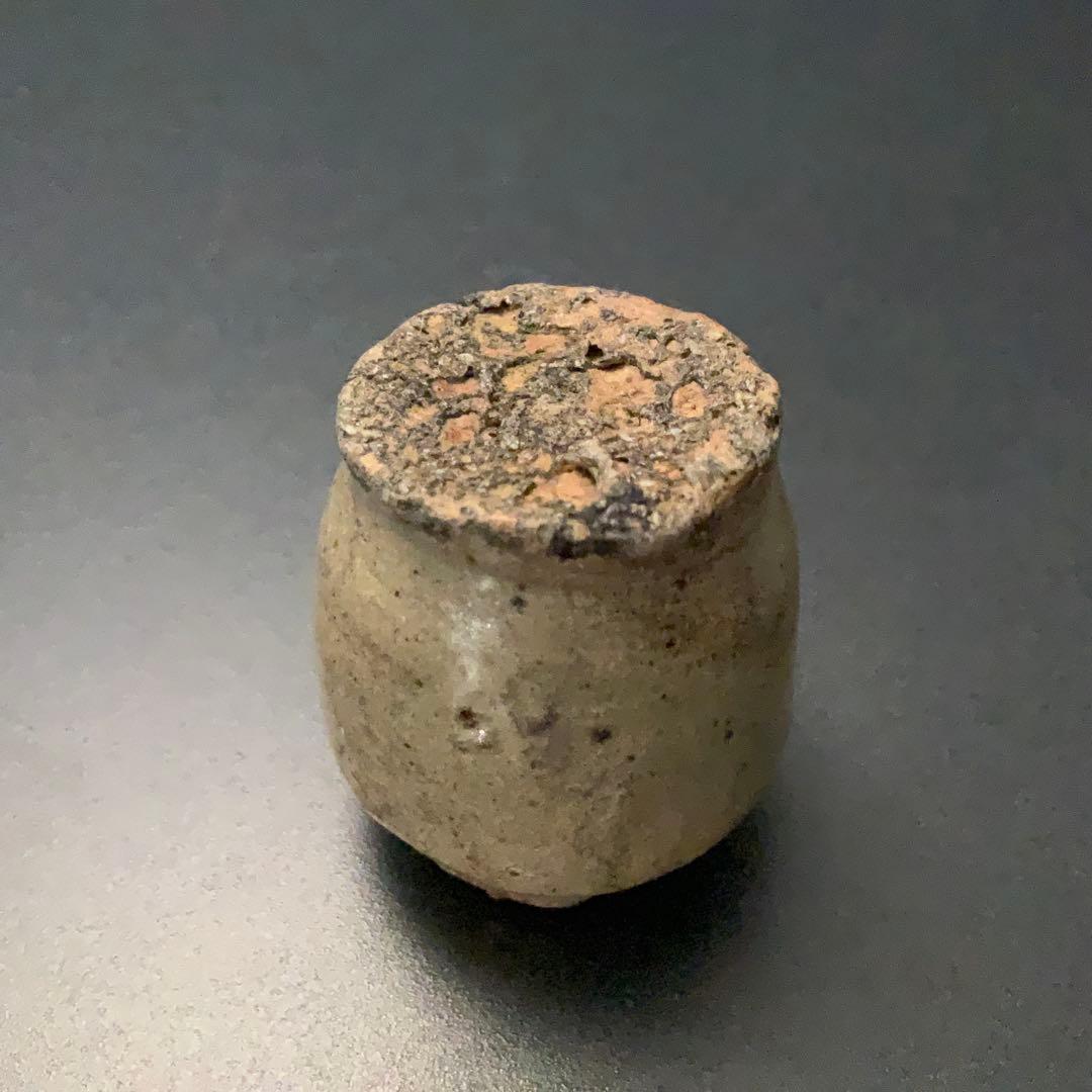 高麗青磁 米色青磁小壺 韓国 骨董 R1399ダM