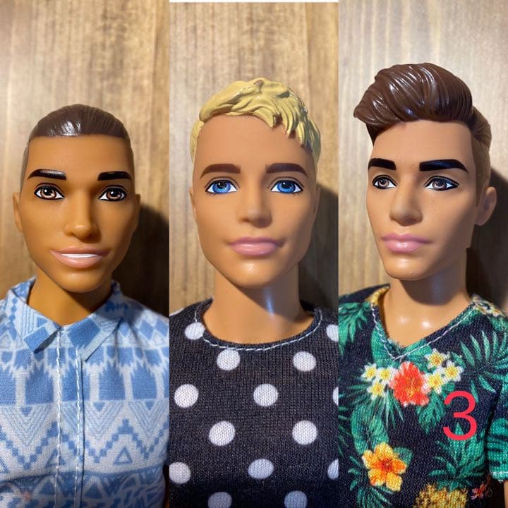 ファッショニスタ バービー人形 ケン 3体セット バービー - メルカリ