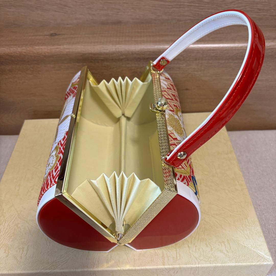 し*と様 草履バッグセット　成人式　厚底　赤