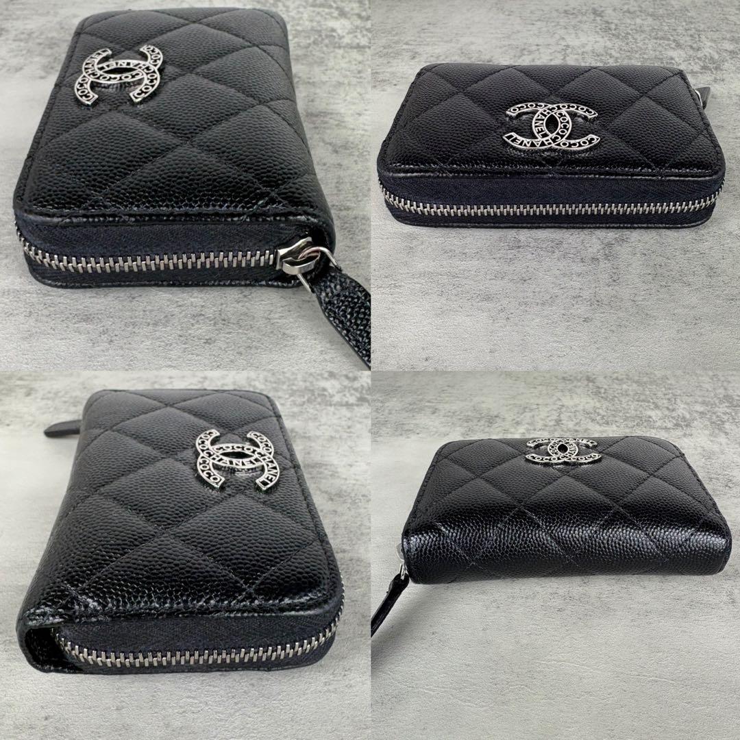 CHANEL マトラッセ　キャビアスキン　ケース　カードケース