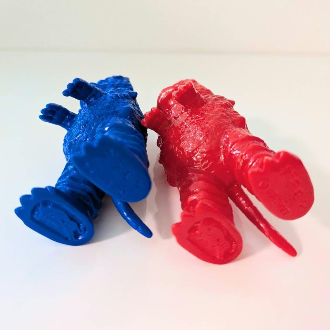 大ブルマァク展】入場特典ミニソフビ ガラモン 赤＆青セット 購入特典