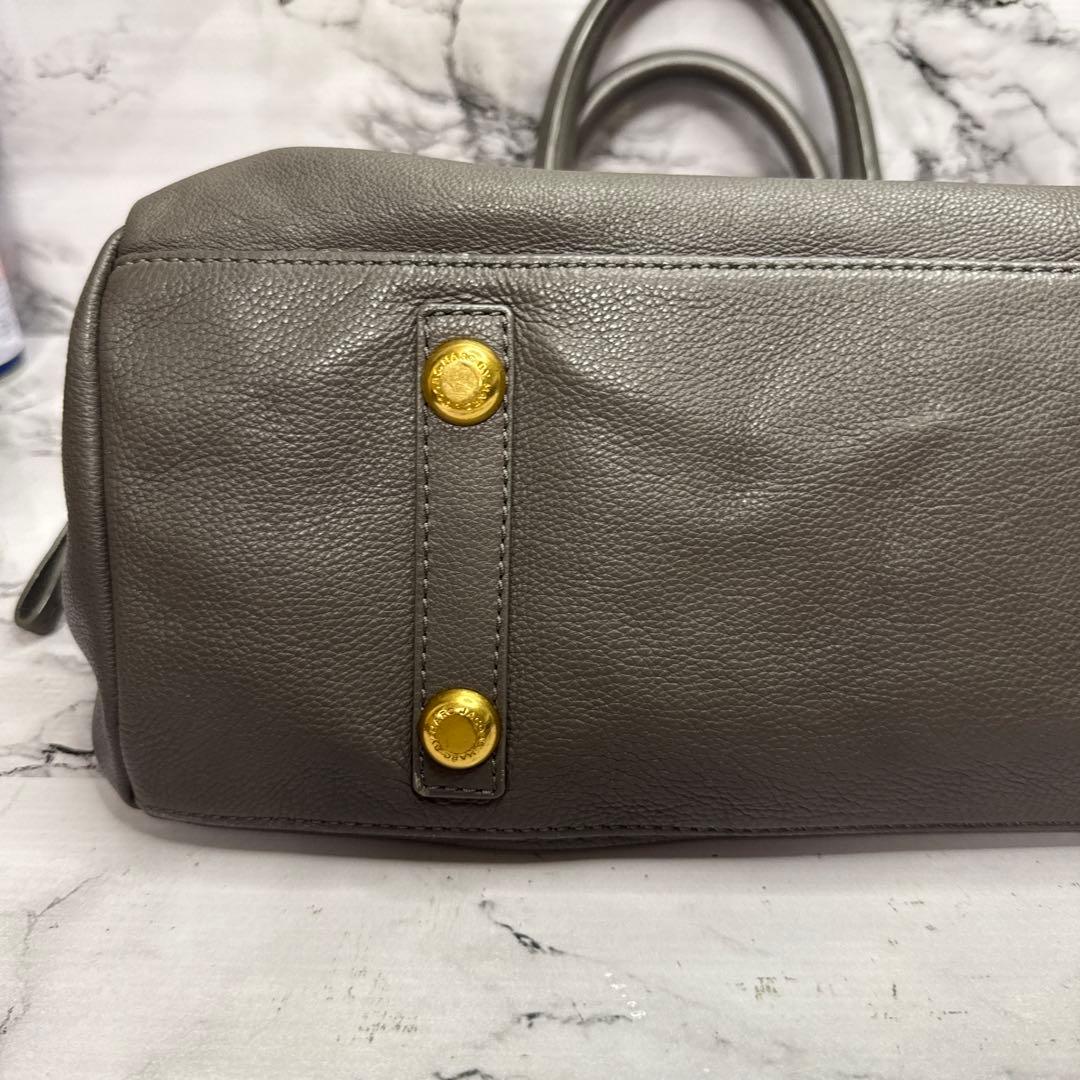 (美品)大人気、マークジェイコブス、2wayバッグ、Y2K、オールレザー、シボ革