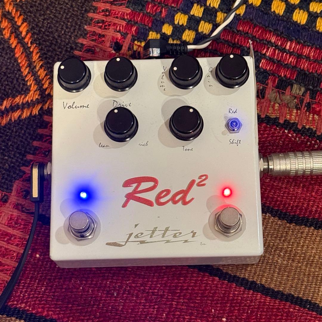 Jetter gear Red square オーバードライブ エフェクター Jetter gear Red square オーバードライブ エフェクター Jetter - Red