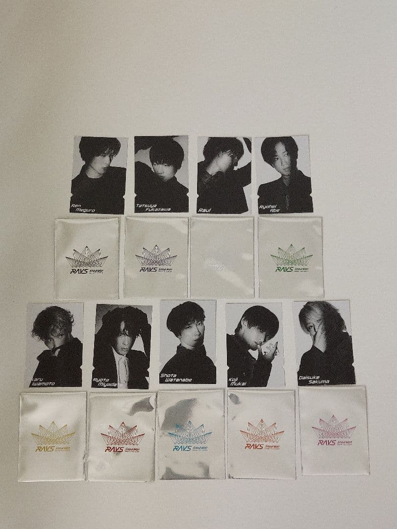 SnowMan Rays チケット風カード 9枚セット - メルカリ