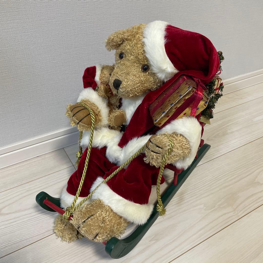 テディベアサンタクロース　そり