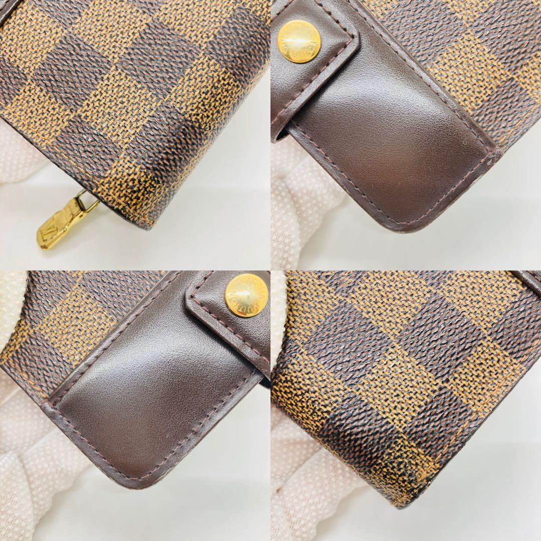 LOUIS VUITTON ルイヴィトン ダミエ 二つ折り財布 A702