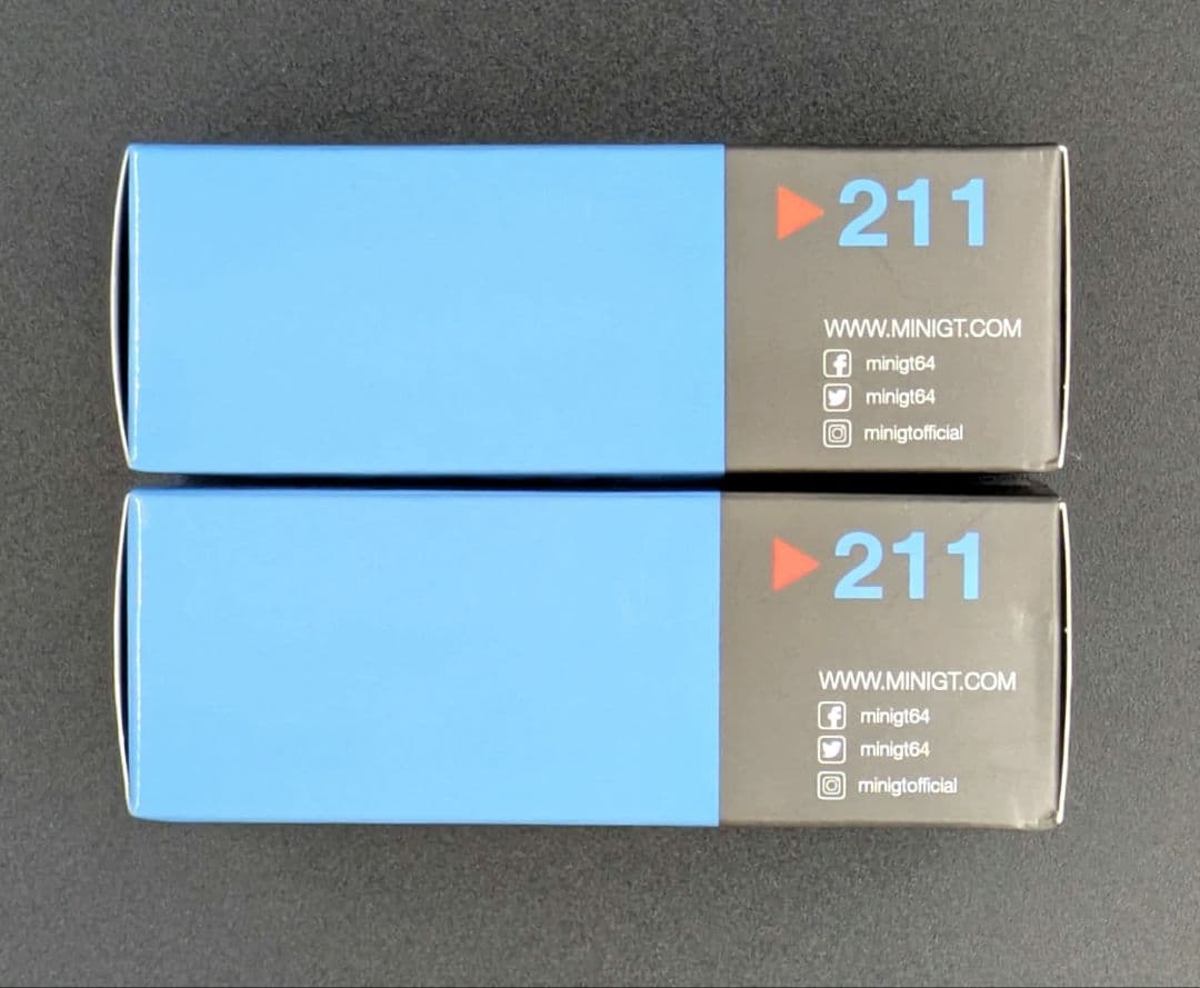 MINI GT トヨタスープラ ブルーパールメタリック 2個セット