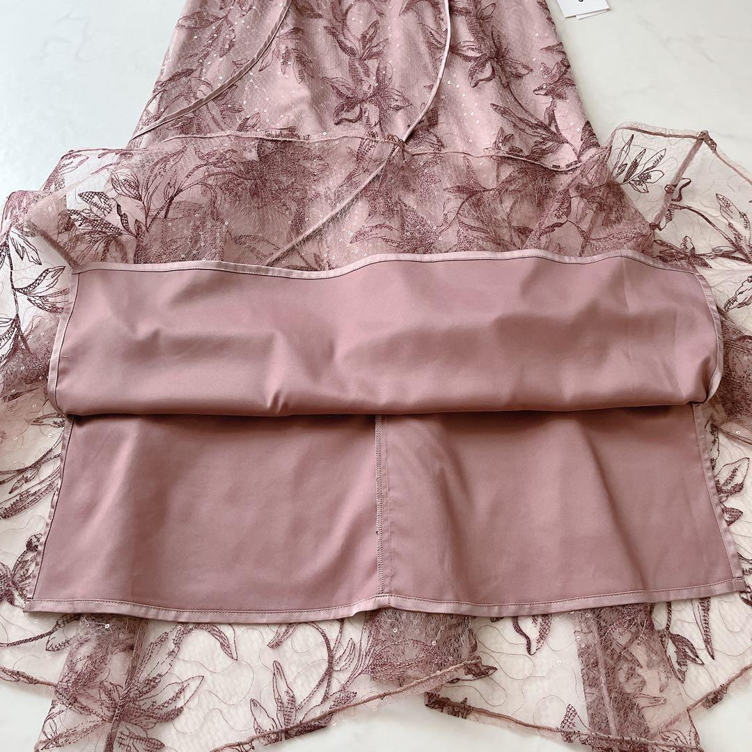 タグ付未使用✨ フレイアイディー カーブパネルエンブロイダリードレス S