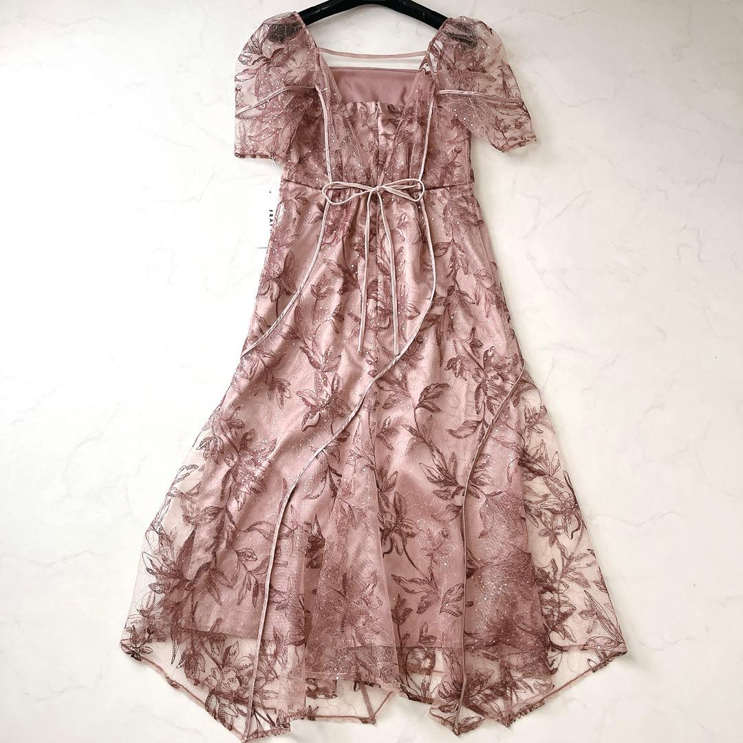 タグ付未使用✨ フレイアイディー カーブパネルエンブロイダリードレス S